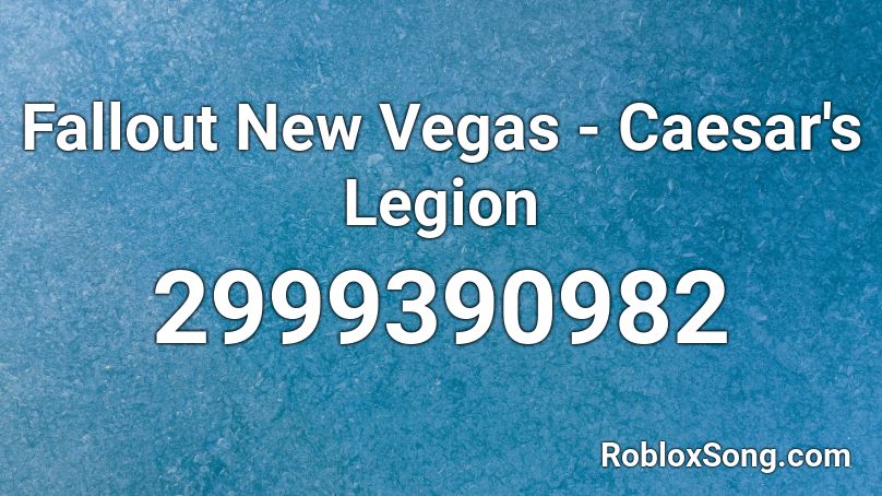 Fallout New Vegas - Caesar's Legion Roblox ID