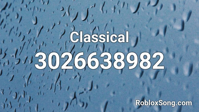 Classical Roblox ID