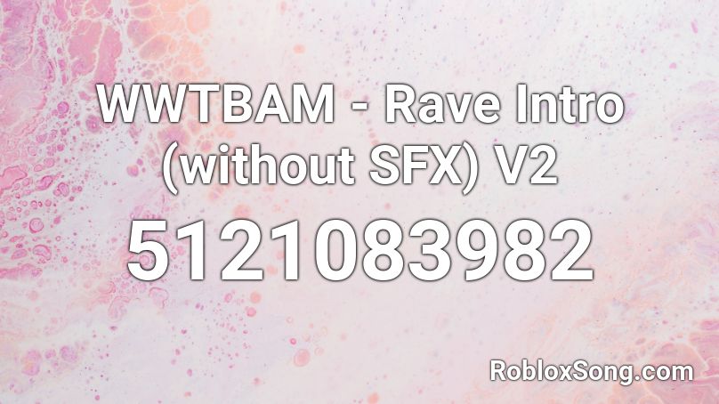 WWTBAM - Rave Intro (without SFX) V2 Roblox ID