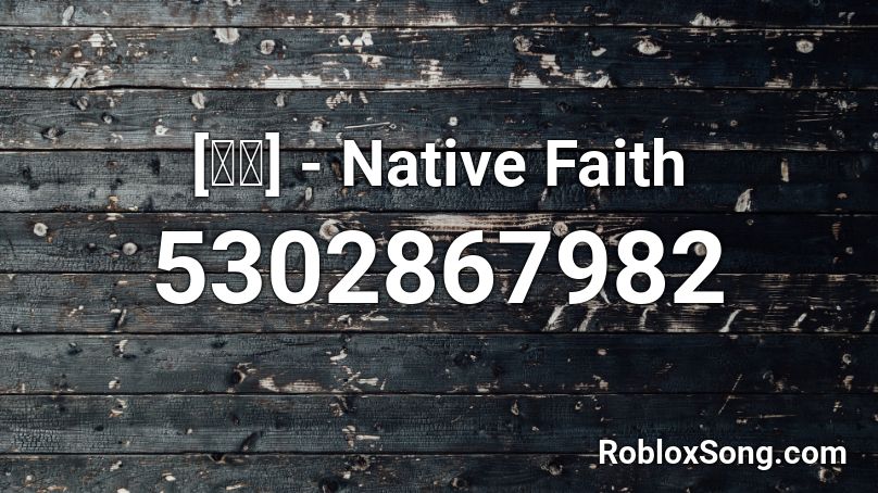 [東方] - Native Faith Roblox ID