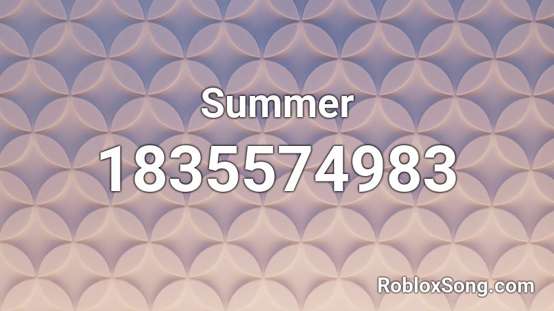 Summer Roblox ID