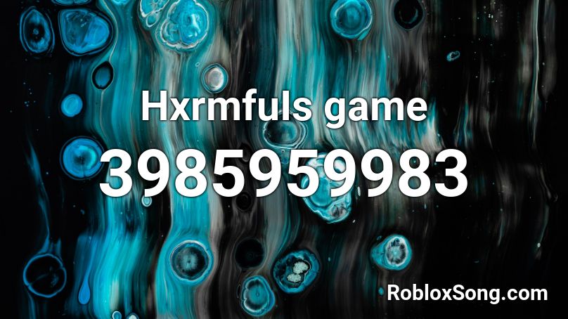 HxrmfuIs game Roblox ID