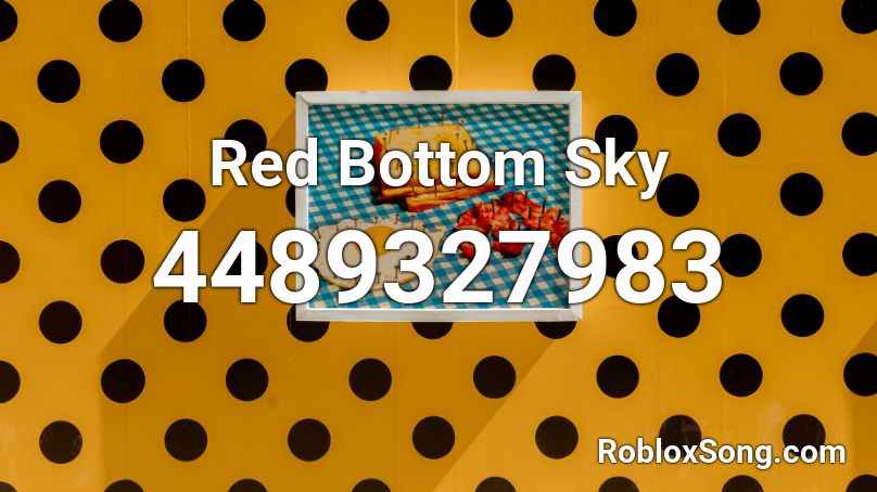 Red Bottom Sky Roblox ID