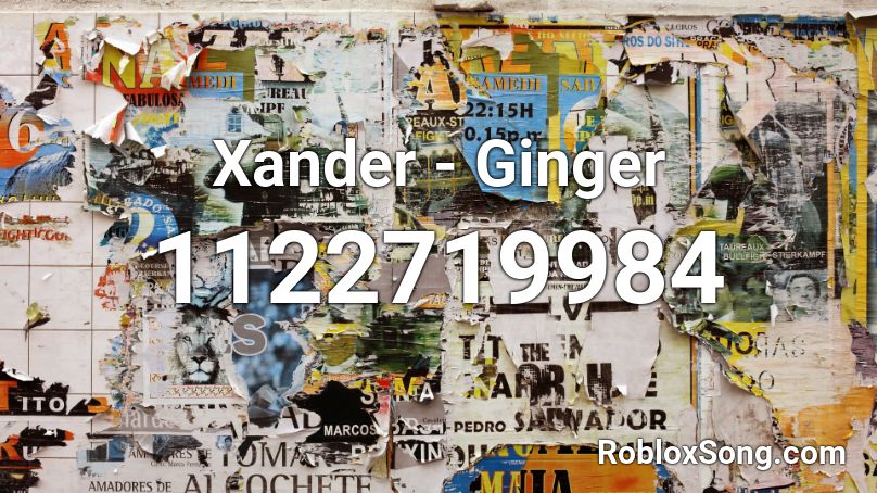 Xander - Ginger Roblox ID