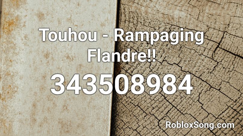 Touhou - Rampaging Flandre!! Roblox ID