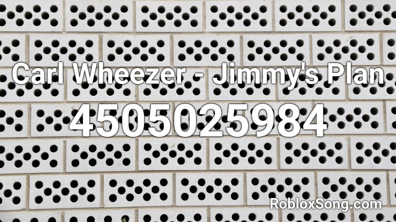 Carl Wheezer - Jimmy's Plan Roblox ID