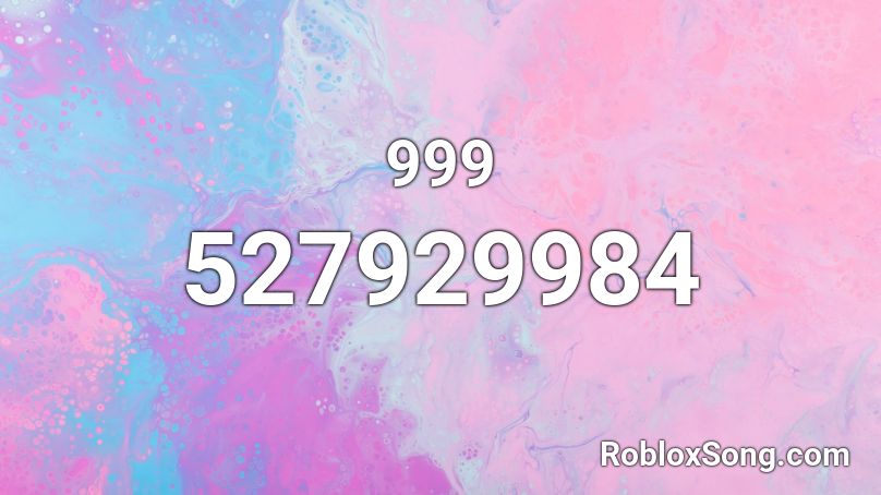 999 Roblox ID