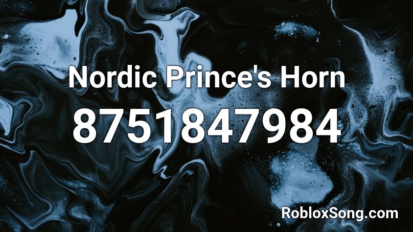 Nordic Prince's Horn Roblox ID