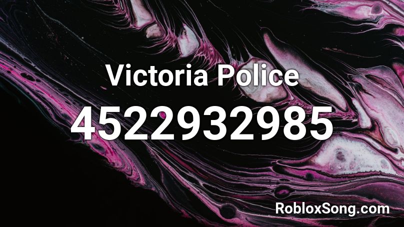 Victoria Police  Roblox ID
