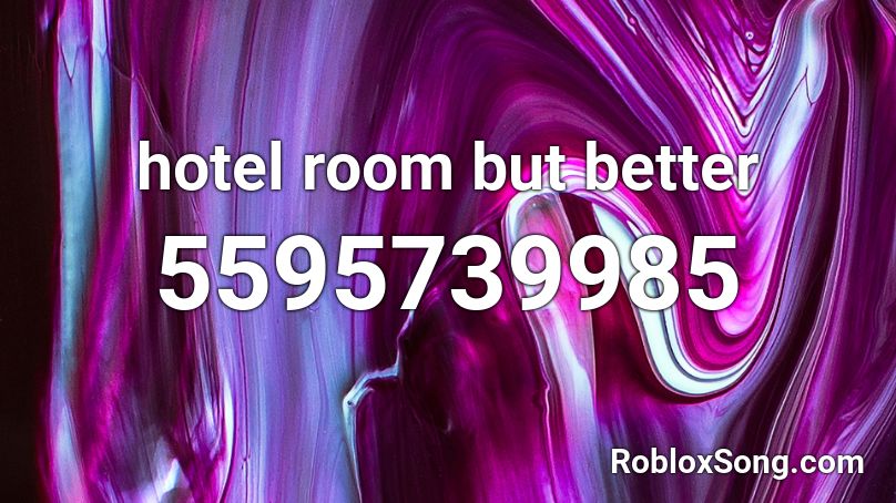 hotel room but better Roblox ID