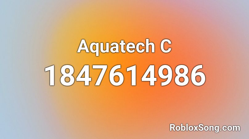 Aquatech C Roblox ID