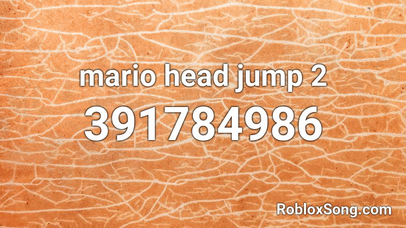 mario head jump 2 Roblox ID