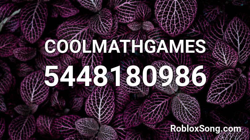 COOLMATHGAMES Roblox ID
