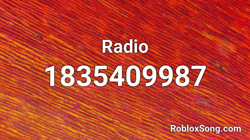 Radio Roblox ID
