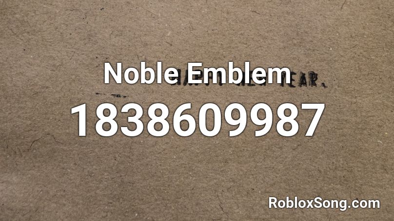 Noble Emblem Roblox ID