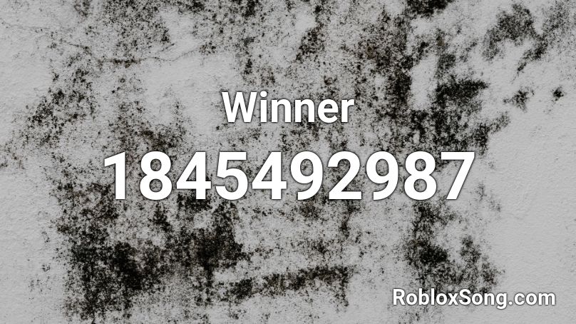 Winner Roblox ID