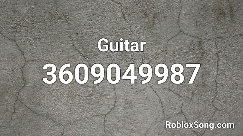 Guitar Roblox ID