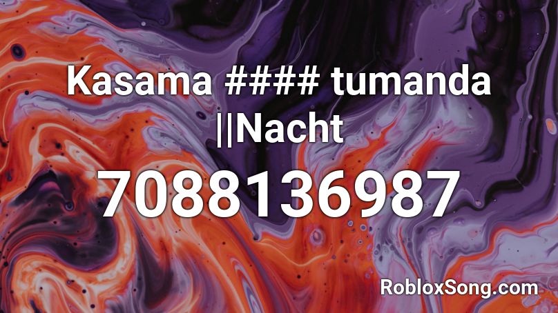 Kasama #### tumanda |Nats Roblox ID