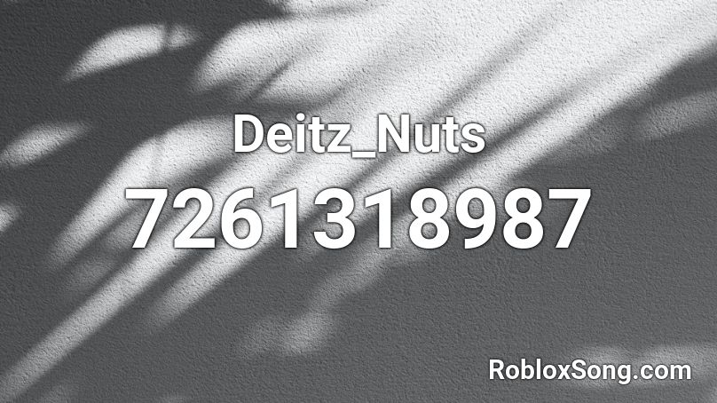 Deitz_Nuts Roblox ID