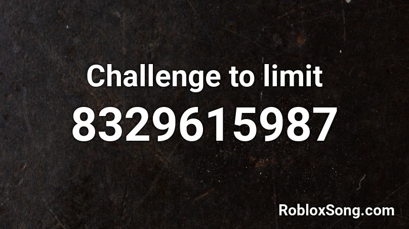 Challenge to limit Roblox ID