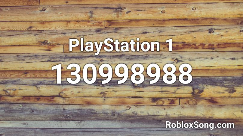 PlayStation 1 Roblox ID