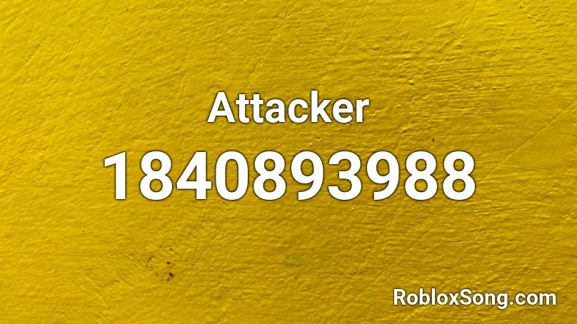 Attacker Roblox ID