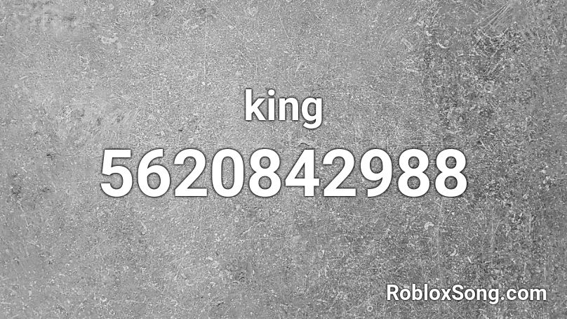 king Roblox ID