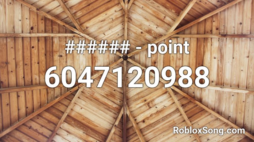 ###### - point Roblox ID