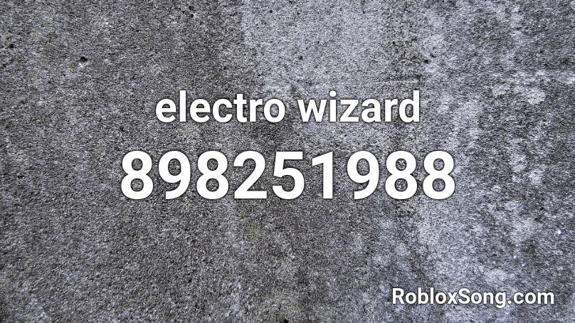 electro wizard Roblox ID