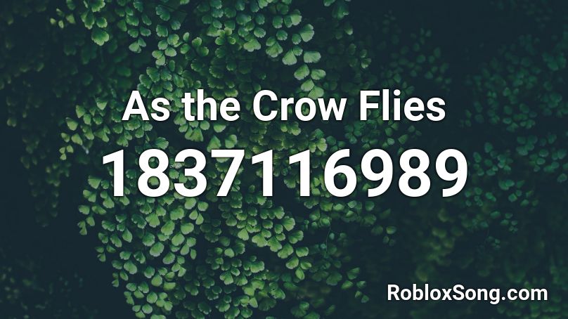 As the Crow Flies Roblox ID