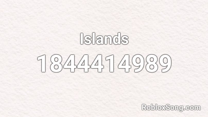 Islands Roblox ID