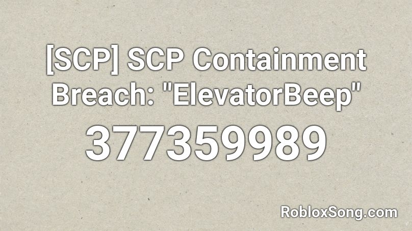 [SCP] SCP Containment Breach: 