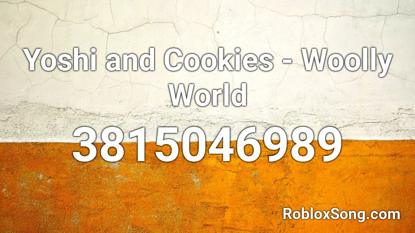 Yoshi and Cookies - Woolly World Roblox ID