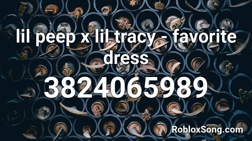 lil peep x lil tracy - favorite dress Roblox ID