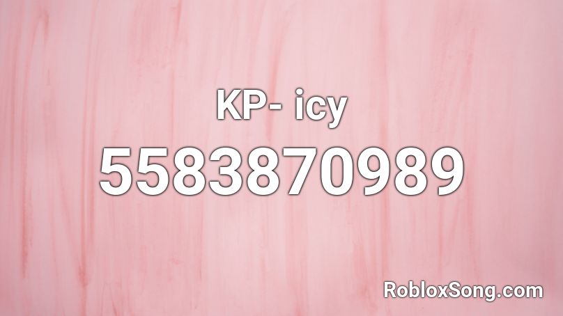 KP- icy Roblox ID