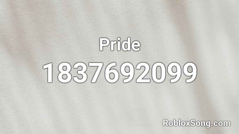 Pride Roblox ID