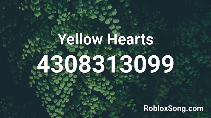 Yellow Hearts Roblox ID