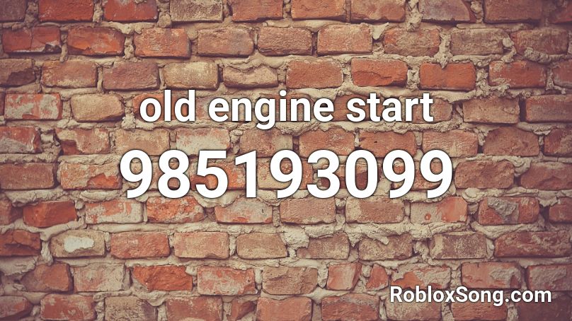 old engine start Roblox ID