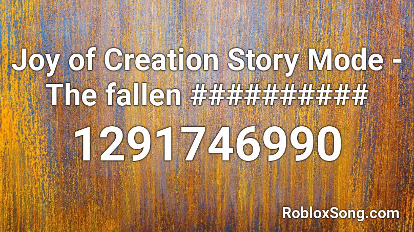 the joy of creation story mode fallen