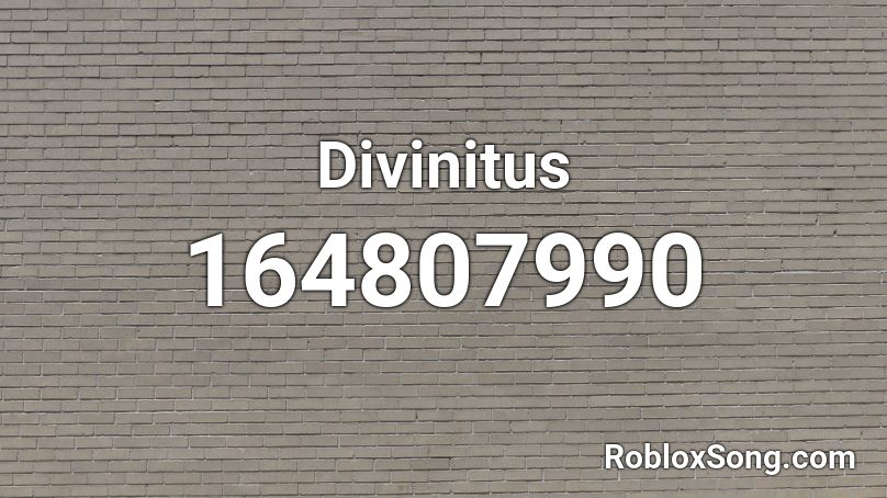 Divinitus Roblox ID