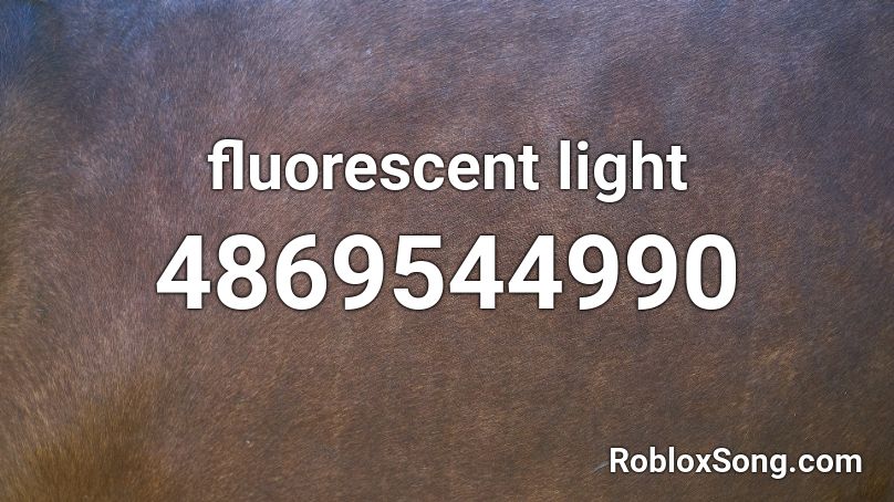 fluorescent light Roblox ID