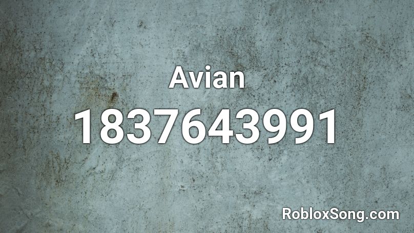 Avian Roblox ID