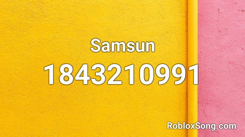 Samsun Roblox ID