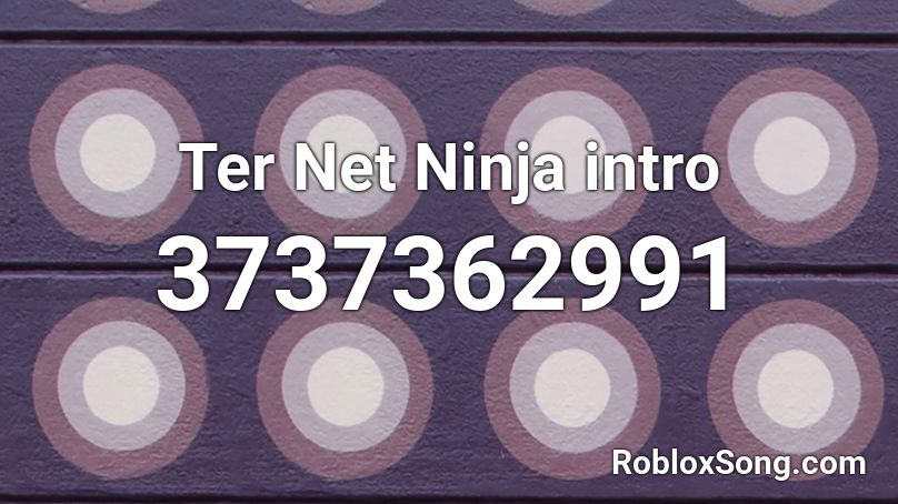 Ter Net Ninja intro Roblox ID