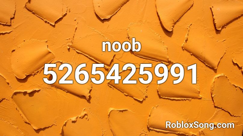 noob Roblox ID