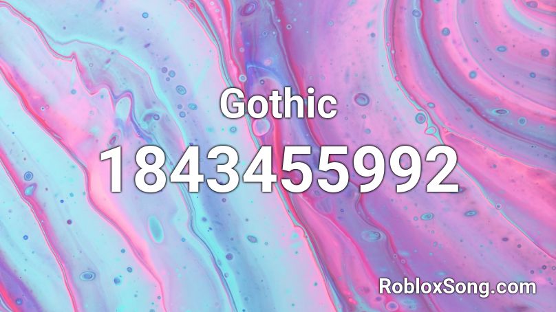 Gothic Roblox ID
