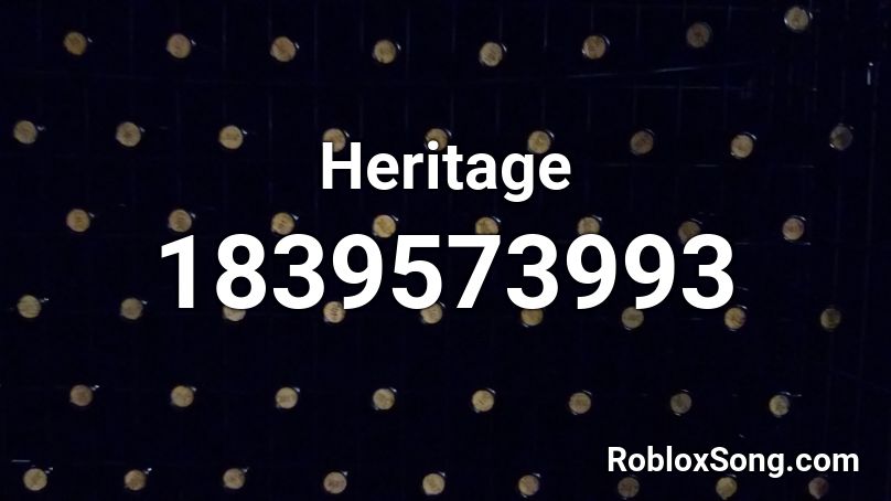 Heritage Roblox ID