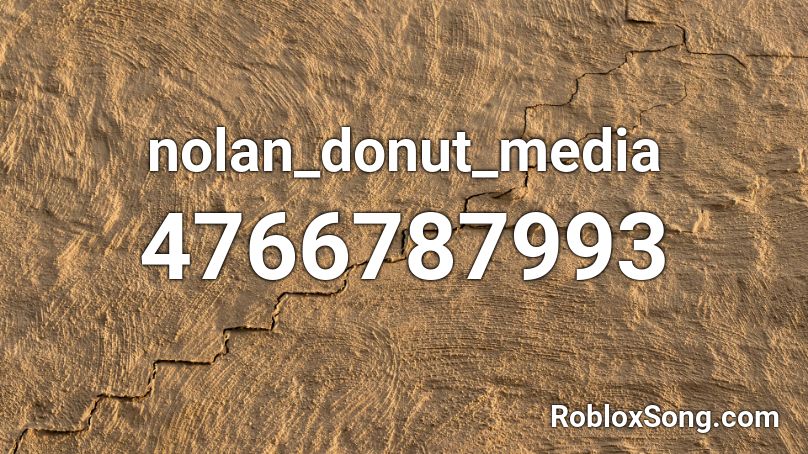 nolan_donut_media Roblox ID