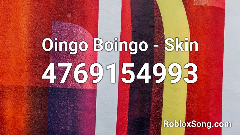 Oingo Boingo - Skin Roblox ID