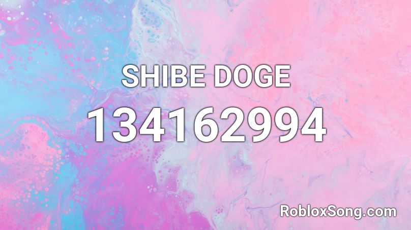 SHIBE DOGE Roblox ID